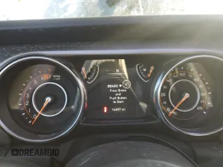 2023 Jeep Wrangler Sport Altitude with VIN 1C4HJXDN2PW569826, listed as a Copart auction lot 81825314 with 16,497 mi miles and Salvage Title. Bid and sale history available at DreamBid. Image 9.