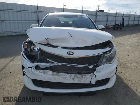 2017 Kia Optima LX with VIN 5XXGT4L3XHG162876, listed as a Copart auction lot 87487884 with 100,712 mi miles and Salvage Title. Bid and sale history available at carsss.com. Image 5.