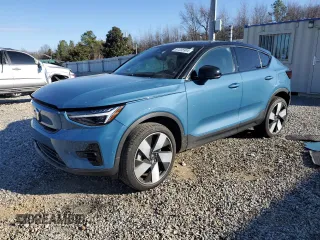 2022 Volvo C40 Recharge Pure Electric Ultimate with VIN YV4ED3GB8N2004020, listed as a Copart auction lot 87205904 with 45,082 mi miles and Salvage Title. Bid and sale history available at carsss.com. Image 1.