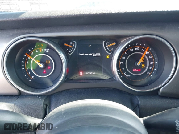 2018 Jeep Wrangler Unlimited Sport S z VIN 1C4HJXDG8JW117341, wystawiony jako IAAI lot #42037176 z przebiegiem 44 750 mil mil oraz . Historia ofert i sprzedaży dostępna na DreamBid. Obrazek 7.
