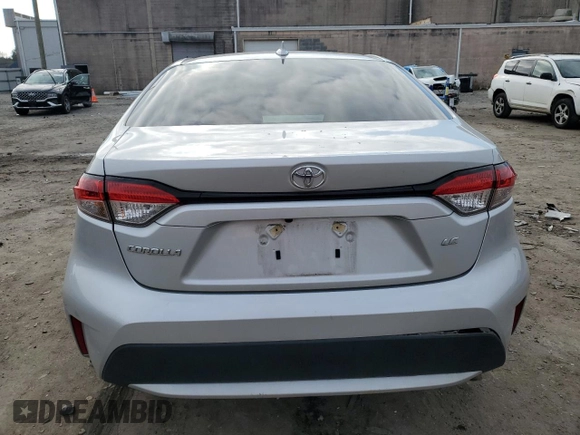 2022 Toyota Corolla LE with VIN 5YFEPMAE4NP326979, listed as a Copart auction lot 85788964 with 35,110 mi miles and Salvage Title. Bid and sale history available at carsss.com. Image 6.