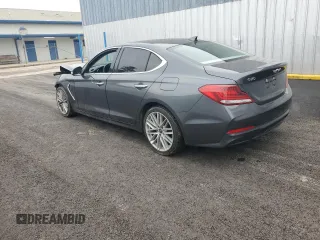 2020 Genesis G70 2.0T with VIN KMTG64LA7LU050255, listed as a Copart auction lot 42339465 with 53,377 mi miles and Clean title. Bid and sale history available at DreamBid. Image 2.