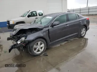 2015 Kia Optima LX with VIN 5XXGM4A78FG424880, listed as a Copart auction lot 56850095 with Not provided miles and Salvage title. Bid and sale history available at DreamBid. Image 1.