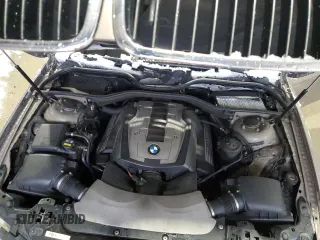 2007 BMW 7 Series 750Li with VIN WBAHN83587DT76391, listed as a Copart auction lot 44935055 with 0 mi miles and Salvage Title. Bid and sale history available at carsss.com. Image 12.