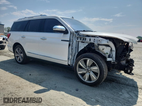 2018 Lincoln Navigator Black Label with VIN 5LMJJ2TT0JEL09709, listed as a Copart auction lot 64280215 with 62,475 mi miles and Salvage title. Bid and sale history available at DreamBid. Image 4.