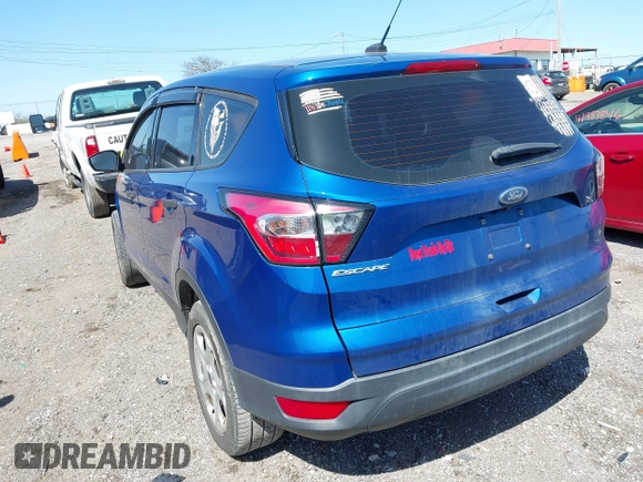 2018 Ford Escape S with VIN 1FMCU0F79JUA34997, listed as a IAAI auction lot 41984391 with 173,265 mi miles and . Bid and sale history available at carsss.com. Image 3.