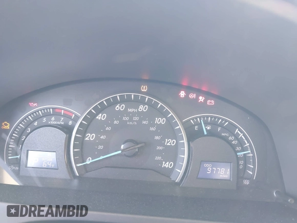 2012 Toyota Camry L with VIN 4T1BF1FKXCU567301, listed as a IAAI auction lot 41554541 with 97,781 mi miles and . Bid and sale history available at DreamBid. Image 7.