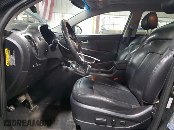2011 Kia Sportage SX with VIN KNDPCCA69B7114437, listed as a Copart auction lot 44776805 with 221,806 mi miles and Salvage Title. Bid and sale history available at carsss.com. Image 7.