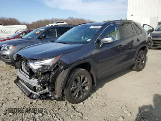 2024 Toyota RAV4 Hybrid XLE Premium with VIN 2T3B6RFV6RW071873, listed as a Copart auction lot 50865335 with 8,083 mi miles and Salvage Title. Bid and sale history available at carsss.com. Image 1.