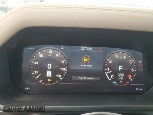 2020 Land Rover Defender S with VIN SALEJEEX2L2015140, listed as a Copart auction lot 51565305 with 66,370 mi miles and Salvage title. Bid and sale history available at DreamBid. Image 9.