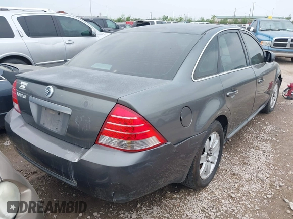 2006 Mercury Montego Luxury z VIN 1MEFM40166G617559, wystawiony jako IAAI lot #41768007 z przebiegiem 234 542 mil mil oraz . Historia ofert i sprzedaży dostępna na DreamBid. Obrazek 4.