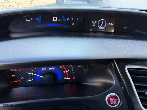 2014 Honda Civic Hybrid with VIN 19XFB4F27EE2011, listed as a Copart auction lot 47488965 with 232,700 mi miles and Clean Title. Bid and sale history available at carsss.com. Image 8.