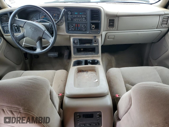 2004 Chevrolet Tahoe LS with VIN 1GNEC13Z44J319700, listed as a Copart auction lot 57966475 with 156,494 mi miles and Salvage title. Bid and sale history available at DreamBid. Image 8.