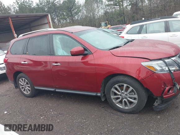 2015 Nissan Pathfinder S with VIN 5N1AR2MN9FC689700, listed as a IAAI auction lot 41561038 with 161,038 mi miles. Bid and sale history available at carsss.com. Image 13.