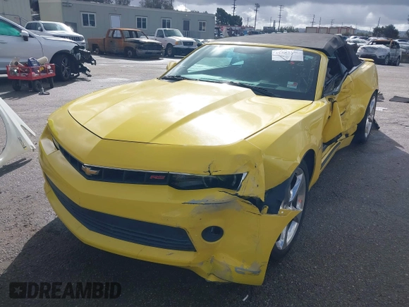 2015 Chevrolet Camaro LT with VIN 2G1FF3D3XF9207176, listed as a IAAI auction lot 41583330 with 96,753 mi miles. Bid and sale history available at carsss.com. Image 17.