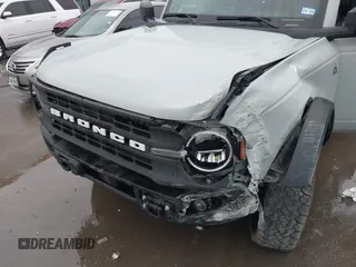 2023 Ford Bronco with VIN 1FMDE5AH7PLB27790, listed as a IAAI auction lot 41435714 with 27,930 mi miles. Bid and sale history available at carsss.com. Image 6.