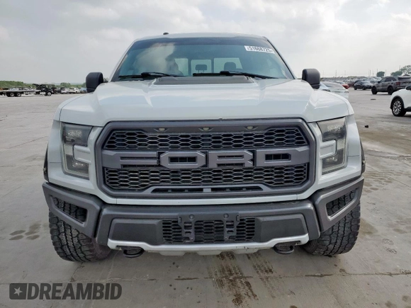 2017 Ford F-150 Raptor with VIN 1FTFW1RG2HFC86389, listed as a Copart auction lot 51668725 with 138,670 mi miles and Salvage Title. Bid and sale history available at carsss.com. Image 5.