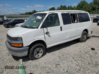 2009 Chevrolet Express Passenger with VIN 1GAHG35KX91139272, listed as a Copart auction lot 66421394 with 172,666 mi miles and Salvage title. Bid and sale history available at DreamBid. Image 1.