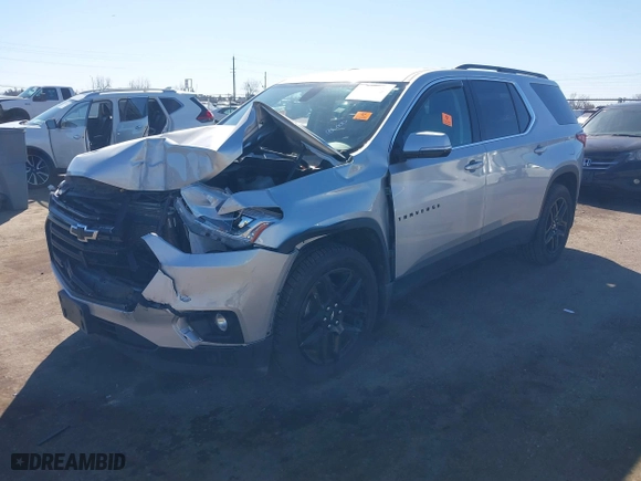 2019 Chevrolet Traverse LT Leather with VIN 1GNEVHKW0KJ126807, listed as a IAAI auction lot 41681930 with 90,320 mi miles. Bid and sale history available at carsss.com. Image 2.