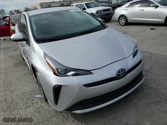 2021 Toyota Prius L Eco with VIN JTDKAMFU6M3141280, listed as a Copart auction lot 47604825 with 65,725 mi miles and Salvage Title. Bid and sale history available at carsss.com. Image 10.