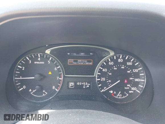 2013 Nissan Pathfinder SV with VIN 5N1AR2MM1DC614185, listed as a IAAI auction lot 42037843 with 165,453 mi miles. Bid and sale history available at carsss.com. Image 7.