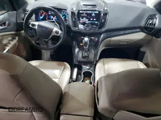 2015 Ford Escape Titanium with VIN 1FMCU9J90FUA26808, listed as a Copart auction lot 54449805 with 184,576 mi miles and Salvage title. Bid and sale history available at DreamBid. Image 8.