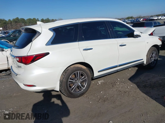 2017 Infiniti QX60 with VIN 5N1DL0MM8HC525934, listed as a IAAI auction lot 41768169 with 114,706 mi miles and . Bid and sale history available at DreamBid. Image 4.