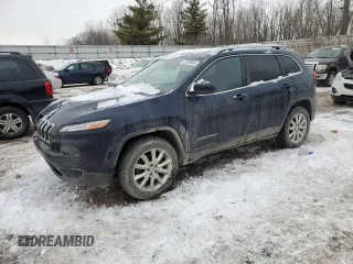 2016 Jeep Cherokee Limited with VIN 1C4PJMDS0GW340514, listed as a Copart auction lot 42939845 with 96,906 mi miles and Salvage Title. Bid and sale history available at DreamBid. Image 1.
