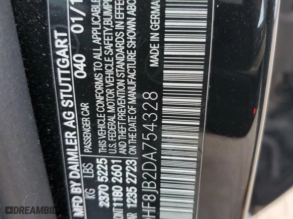 2013 Mercedes-Benz E-Class E 350 Luxury with VIN WDDHF8JB2DA754328, listed as a Copart auction lot 44014255 with 135,182 mi miles and Salvage Title. Bid and sale history available at carsss.com. Image 14.