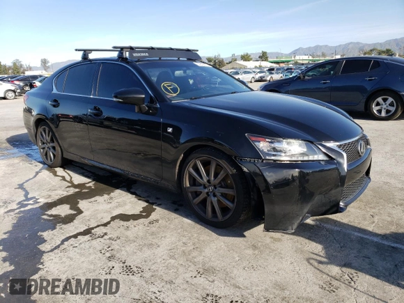 2015 Lexus GS 350 with VIN JTHBE1BL4FA017179, listed as a Copart auction lot 37812373 with 76,610 mi miles. Bid and sale history available at carsss.com. Image 4.