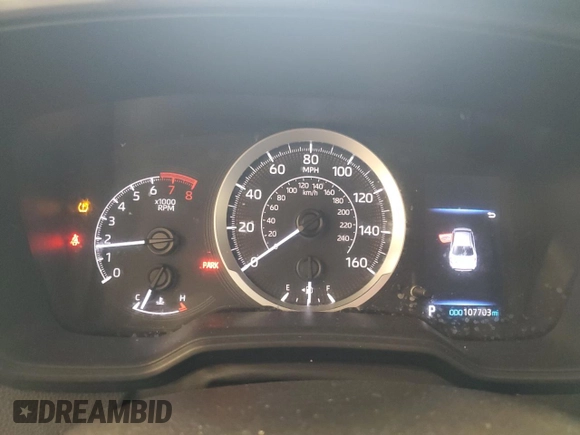 2021 Toyota Corolla LE with VIN 5YFEPMAEXMP207042, listed as a Copart auction lot 54455715 with 107,703 mi miles and Clean Title. Bid and sale history available at DreamBid. Image 9.