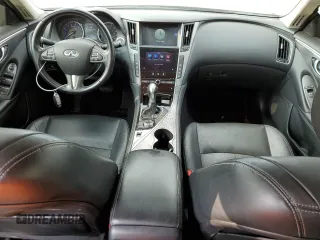 2014 Infiniti Q50 Hybrid Premium with VIN JN1AV7AP2EM692078, listed as a Copart auction lot 86895944 with 123,940 mi miles and Salvage title. Bid and sale history available at DreamBid. Image 8.