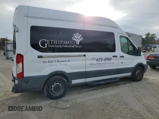 2015 Ford Transit Passenger XL with VIN 1FBAX2XM2FKA52266, listed as a Copart auction lot 83310454 with 20,424 mi miles and Salvage Title. Bid and sale history available at carsss.com. Image 3.