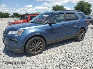 2018 Ford Explorer XLT with VIN 1FM5K7D81JGA12252, listed as a Copart auction lot 52372855 with 120,247 mi miles and Salvage Title. Bid and sale history available at DreamBid. Image 1.