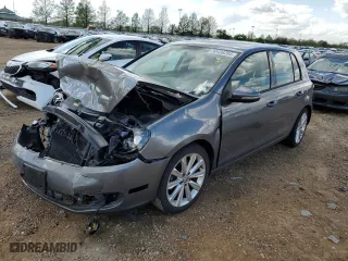 2013 Volkswagen Golf TDI w/Sunroof & Nav with VIN WVWNM7AJ0DW125559, listed as a Copart auction lot 50438254 with 73,133 mi miles and Salvage Title. Bid and sale history available at carsss.com. Image 1.