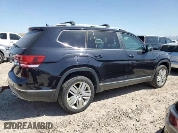 2019 Volkswagen Atlas SEL with VIN 1V2MR2CA1KC558169, listed as a Copart auction lot 53839925 with 95,852 mi miles and Salvage title. Bid and sale history available at DreamBid. Image 3.