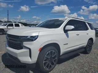 2022 Chevrolet Tahoe RST z VIN 1GNSCRKD3NR294993, wystawiony jako Copart lot #73637834 z przebiegiem Nie podano mil oraz Szkoda całkowita • Salvage title. Historia ofert i sprzedaży dostępna na DreamBid. Obrazek 1.