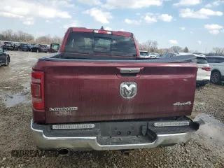 2019 Ram 1500 Laramie with VIN 1C6SRFDT5KN830864, listed as a Copart auction lot 46498855 with 63,935 mi miles and Salvage Title. Bid and sale history available at carsss.com. Image 6.