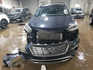 2017 Hyundai Santa Fe Limited Ultimate with VIN KM8SRDHF4HU214147, listed as a Copart auction lot 47826645 with 89,694 mi miles and Salvage Title. Bid and sale history available at carsss.com. Image 5.