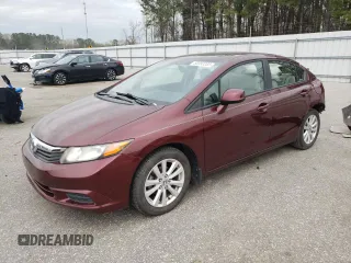 2012 Honda Civic EX with VIN 19XFB2F83CE053591, listed as a Copart auction lot 50392235 with 137,410 mi miles and Salvage Title. Bid and sale history available at DreamBid. Image 1.
