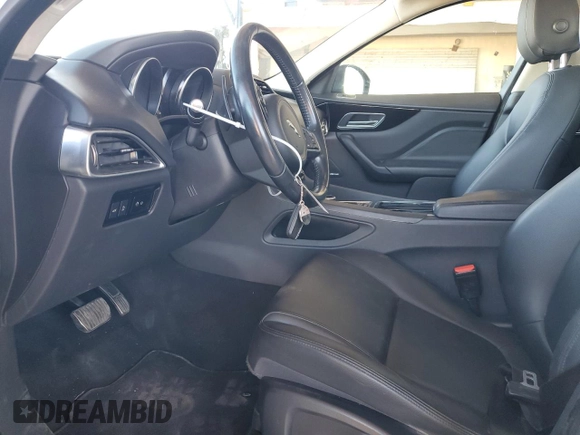 2019 Jaguar F-Pace 25t with VIN SADCS2FX5KA603647, listed as a Copart auction lot 80791614 with 68,826 mi miles and Salvage title. Bid and sale history available at DreamBid. Image 7.