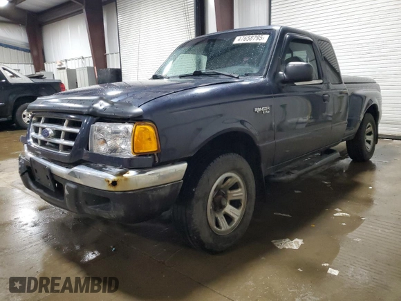 2001 Ford Ranger XLT Appearance with VIN 1FTYR14E31PA31773, listed as a Copart auction lot 50047775 with 260,802 mi miles and Salvage Title. Bid and sale history available at DreamBid. Image 1.