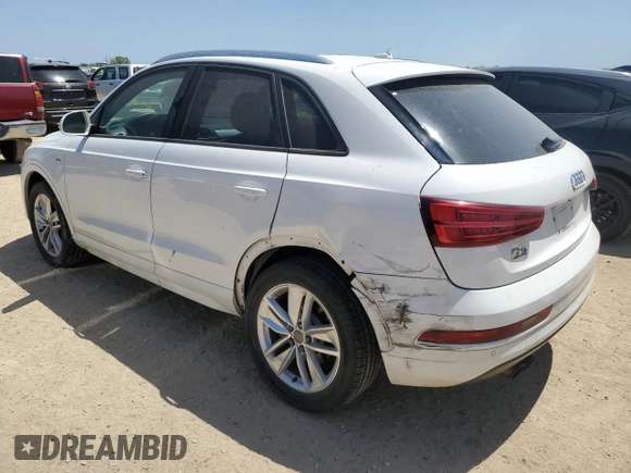 2018 Audi Q3 Premium z VIN WA1BCCFS9JR012245, wystawiony jako Copart lot #52591825 z przebiegiem 101 020 mil mil oraz Szkoda całkowita • Salvage title. Historia ofert i sprzedaży dostępna na DreamBid. Obrazek 2.