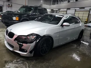 2007 BMW 3 Series 335i with VIN WBAWB73577P035945, listed as a Copart auction lot 44798955 with 61,558 mi miles and Salvage Title. Bid and sale history available at carsss.com. Image 1.