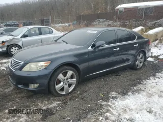 2010 Lexus LS 460 with VIN JTHBL5EF4A5095403, listed as a Copart auction lot 41542685 with 0 mi miles and Salvage Title. Bid and sale history available at carsss.com. Image 1.