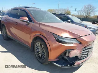 2023 Lexus RX 350h with VIN 2T2BBMCAXPC013722, listed as a IAAI auction lot 41763356 with 40,721 mi miles and . Bid and sale history available at DreamBid. Image 1.