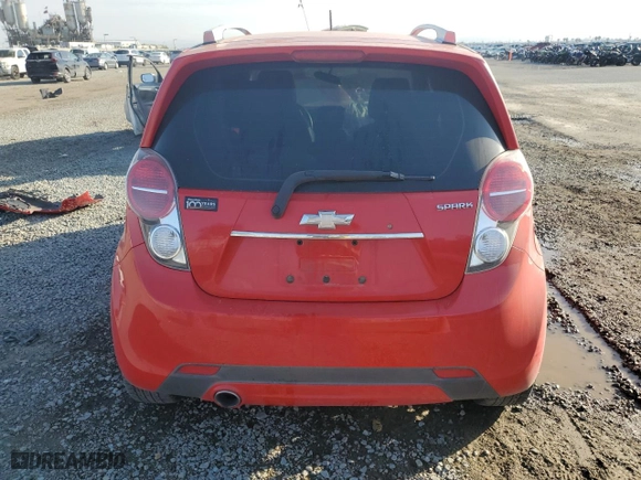 2015 Chevrolet Spark LT with VIN KL8CF6S96FC718047, listed as a Copart auction lot 46292005 with 0 mi miles and Salvage Title. Bid and sale history available at carsss.com. Image 6.