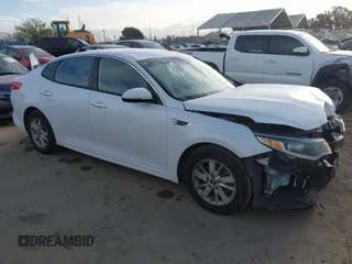 2018 Kia Optima LX with VIN 5XXGT4L37JG184209, listed as a IAAI auction lot 41905891 with 109,931 mi miles. Bid and sale history available at carsss.com. Image 1.