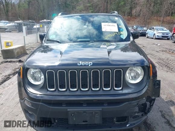 2016 Jeep Renegade Latitude with VIN ZACCJBBT3GPD93736, listed as a IAAI auction lot 41986406 with 98,571 mi miles. Bid and sale history available at carsss.com. Image 12.