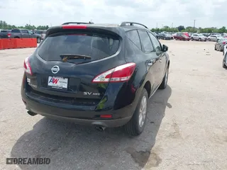2013 Nissan Murano SV with VIN JN8AZ1MW8DW310046, listed as a IAAI auction lot 42127615 with 171,765 mi miles. Bid and sale history available at carsss.com. Image 4.